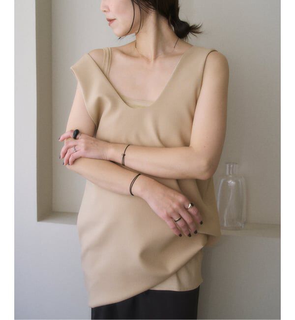 Plage「MY_tulle trim タンク」|タンクトップ|