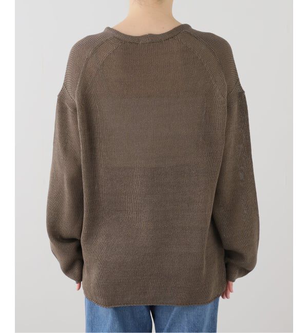 Plage「コットンリリヤーン Vプルオーバー」|ニット・セーター|