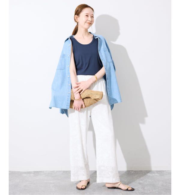 SLOBE IENA「《追加4》basic タンクトップ」|タンクトップ|