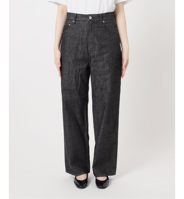 IENA LA BOUCLE「IENA LA BOUCLE ストレートカラーデニムパンツ」|デニム|