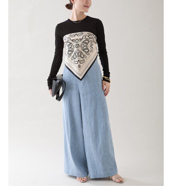 VERMEIL par iena「Le Scarf（レ スカーフ）Paisley 65x65 GRAND PAISLEY SCARF」|バンダナ・スカーフ|