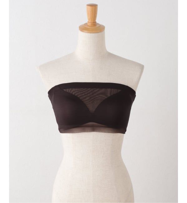 IENA LA BOUCLE「NICENICE MOMENT/ナイスナイスモーメント  MESH TUBE TOP NNM03-2403-101」|その他|ブラウン