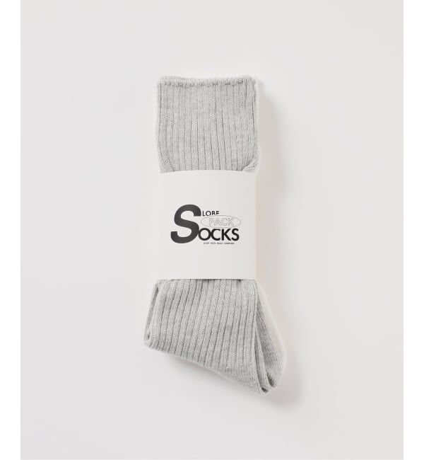 SLOBE IENA「《2枚セット》ルーズリブソックス 2SET」|ソックス|