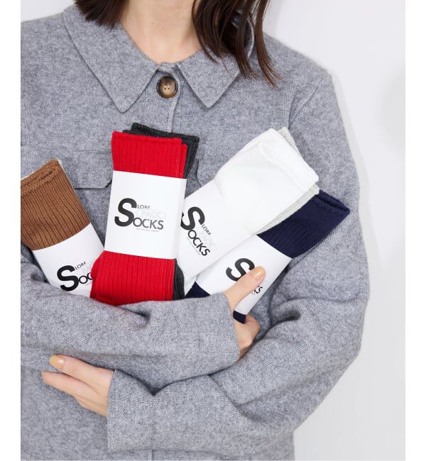 SLOBE IENA「《2枚セット》ルーズリブソックス 2SET」|ソックス|