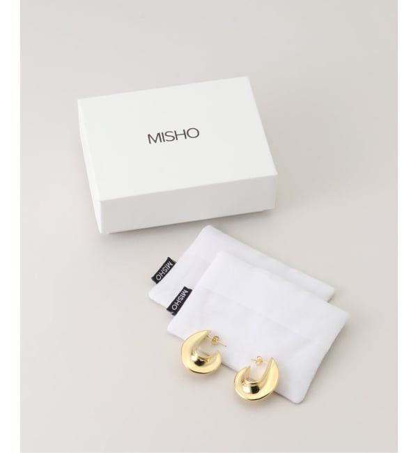 IENA「MISHO/ミショー Sancho Hoops Pierce ピアス(両耳) OMSH01」|ピアス|