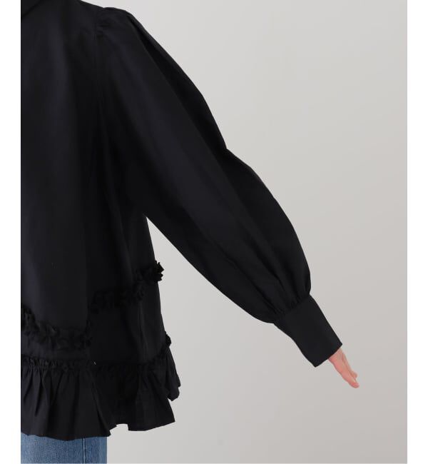 SLOBE IENA「crinkle crinkle crinkle frill hem long sleeve shirts CC-4503」|シャツ・ブラウス|