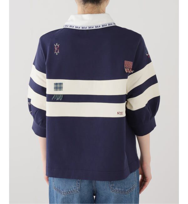 IENA LA BOUCLE「SEA NEW YORK シー ニューヨーク EMB RUGBY シャツ SS26-0005」|Tシャツ・カットソー|
