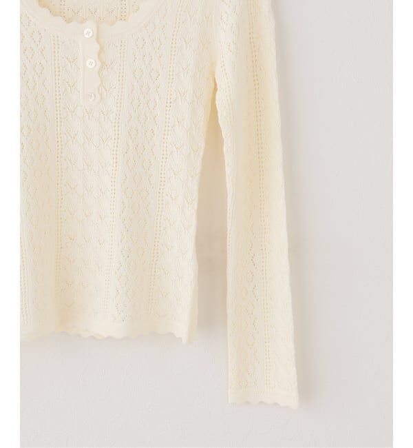 IENA LA BOUCLE「SEA NEW YORK シー ニューヨーク KNIT L/SLV TOP SS26-069」|ニット・セーター|
