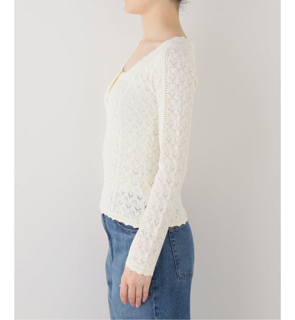 IENA LA BOUCLE「SEA NEW YORK シー ニューヨーク KNIT L/SLV TOP SS26-069」|ニット・セーター|