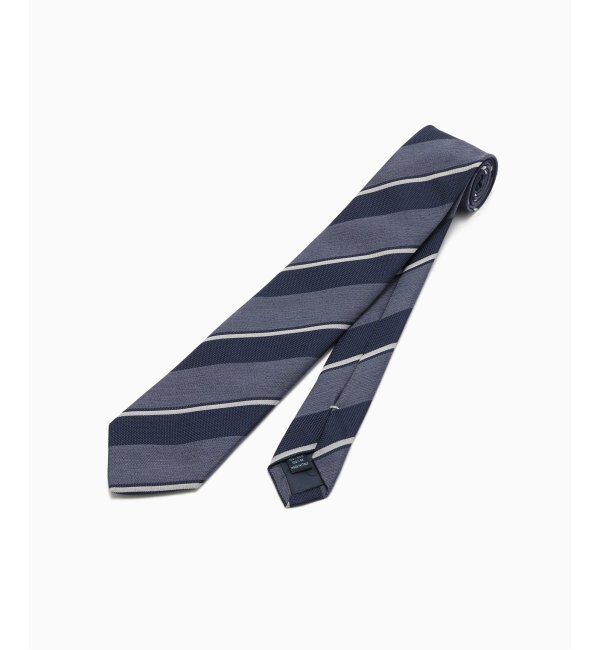 EDIFICE「FRANCO BASSI (フランコ バッシ) シャンブレーストライプタイ U25EC01-B」|ネクタイ・蝶ネクタイ|