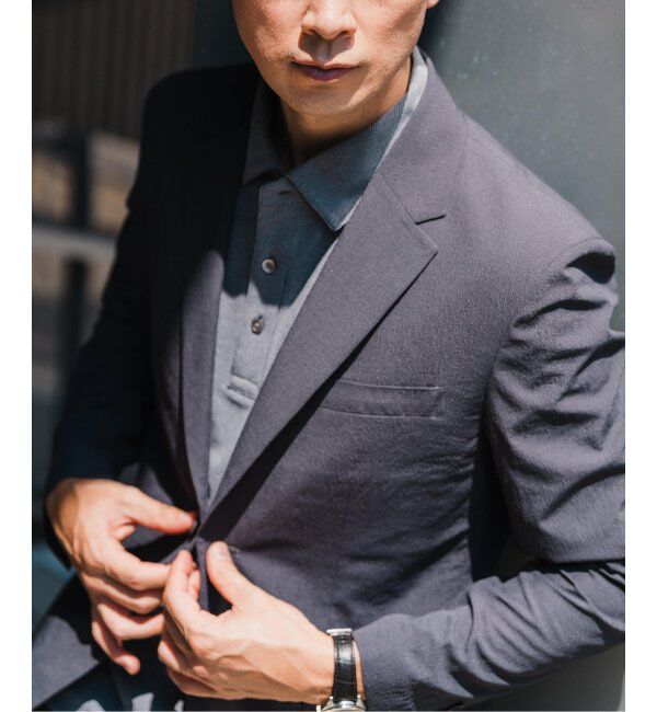 EDIFICE「"高通気＆吸水速乾" BREEZE COOL AKIHA 2B ジャケット【セットアップ着用可】」|テーラードジャケット|