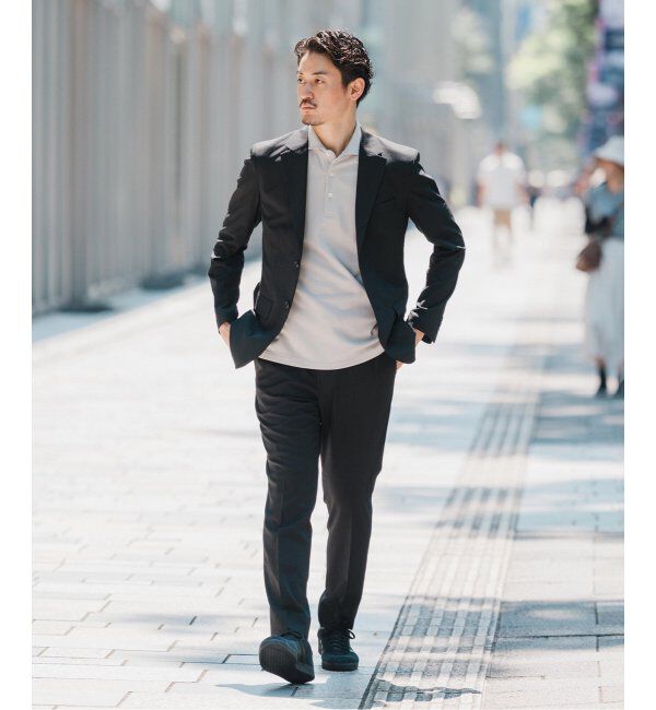 EDIFICE「"高通気＆吸水速乾" BREEZE COOL AKIHA 2B ジャケット【セットアップ着用可】」|テーラードジャケット|