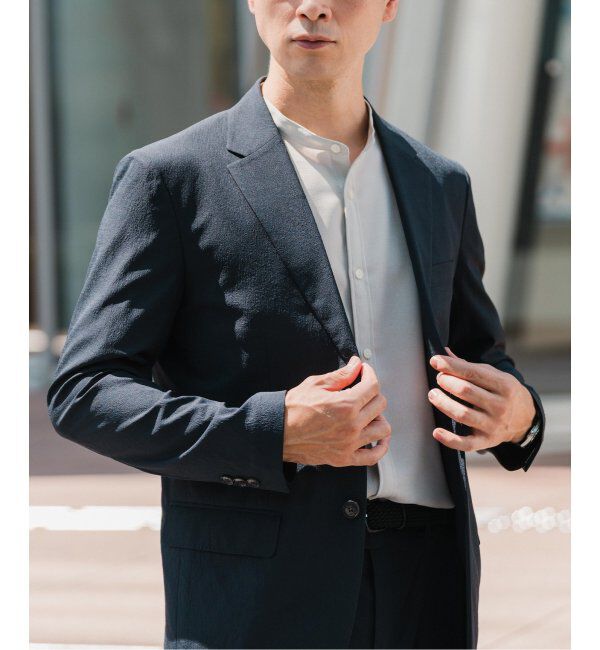 EDIFICE「"高通気＆吸水速乾" BREEZE COOL AKIHA 2B ジャケット【セットアップ着用可】」|テーラードジャケット|