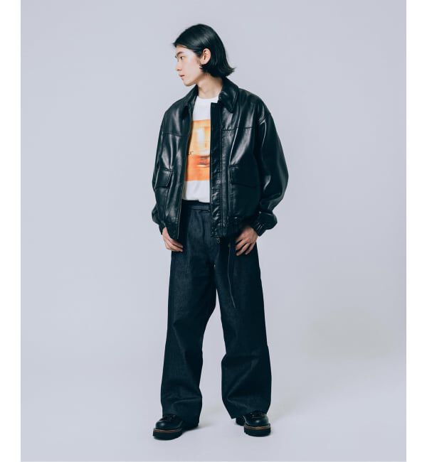 EDIFICE「LEVI&rsquo;S(R)/リーバイス(R) 別注 TWISTED BELTED デニムパンツ (L30)」|デニム|