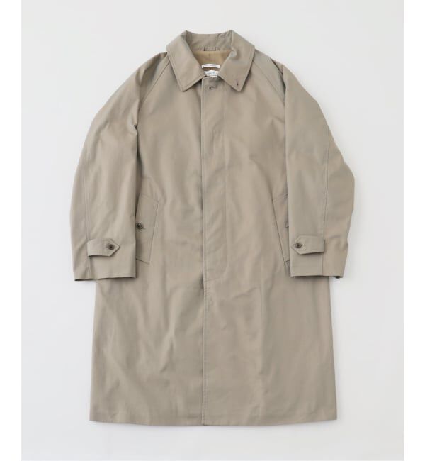 EDIFICE「COUTURE D&rsquo;ADAM (クチュール ド アダム) 別注 Bal Collar コート」|ステンカラーコート|ベージュ