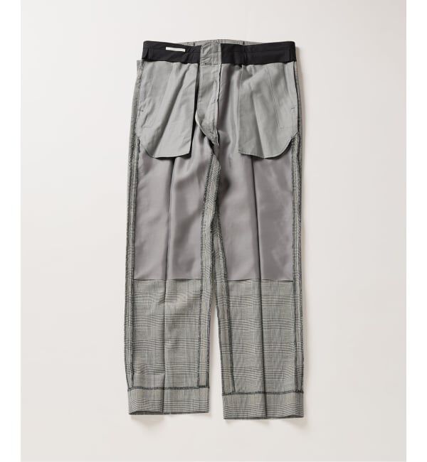 EDIFICE「COUTURE D&rsquo;ADAM (クチュール ド アダム) 別注 Officer's Trousers Glencheck」|スラックス|