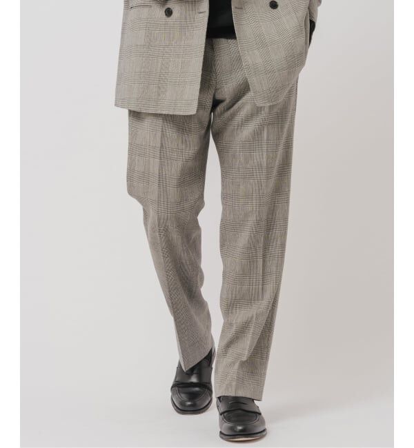 EDIFICE「COUTURE D&rsquo;ADAM (クチュール ド アダム) 別注 Officer's Trousers Glencheck」|スラックス|