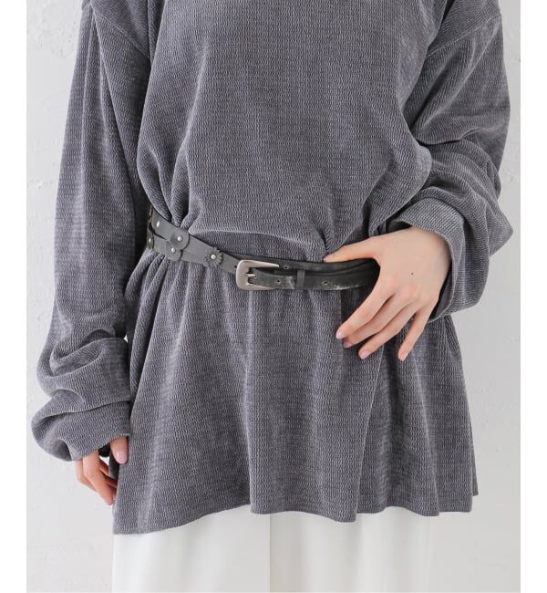 PULP「【Geek Office / ギークオフィス】OPEN YY / WRAP AROUND FLOWER-STUD BELT」|ベルト|