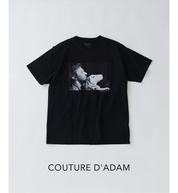 EDIFICE「COUTURE D&rsquo;ADAM (クチュール ド アダム) Serge & Dog Tシャツ」|Tシャツ・カットソー|ブラック