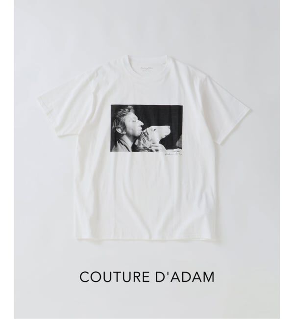 EDIFICE「COUTURE D&rsquo;ADAM (クチュール ド アダム) Serge & Dog Tシャツ」|Tシャツ・カットソー|ホワイト