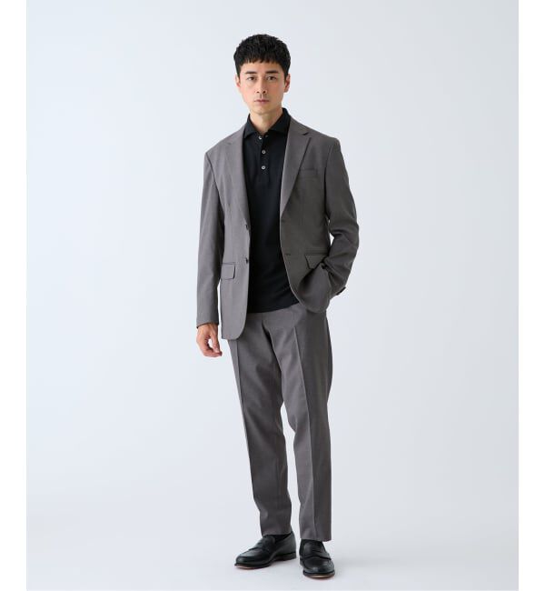 EDIFICE「"吸水速乾＆高通気機能" COOLMAX ハニカムボーダー ポロシャツ」|ポロシャツ|