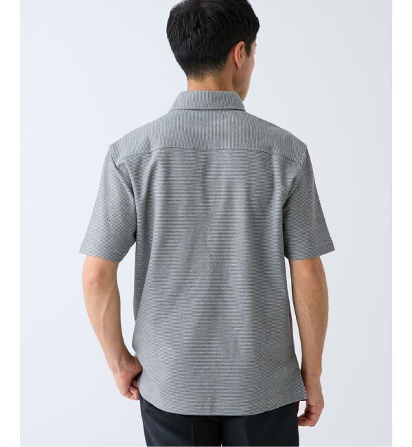 EDIFICE「"吸水速乾＆高通気機能" COOLMAX ハニカムボーダー ポロシャツ」|ポロシャツ|