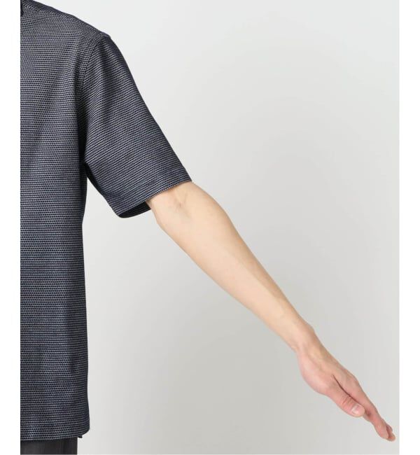 EDIFICE「"吸水速乾＆高通気機能" COOLMAX ハニカムボーダー ポロシャツ」|ポロシャツ|