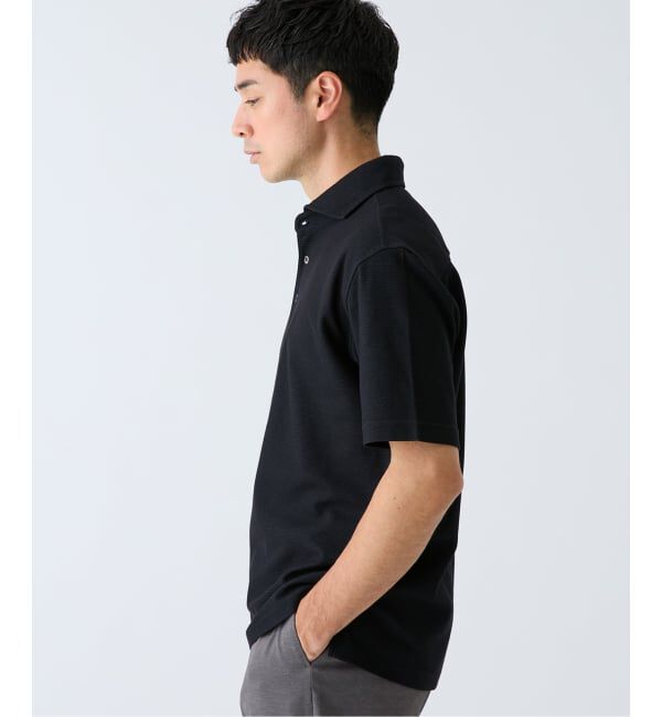 EDIFICE「"吸水速乾＆高通気機能" COOLMAX ハニカムボーダー ポロシャツ」|ポロシャツ|