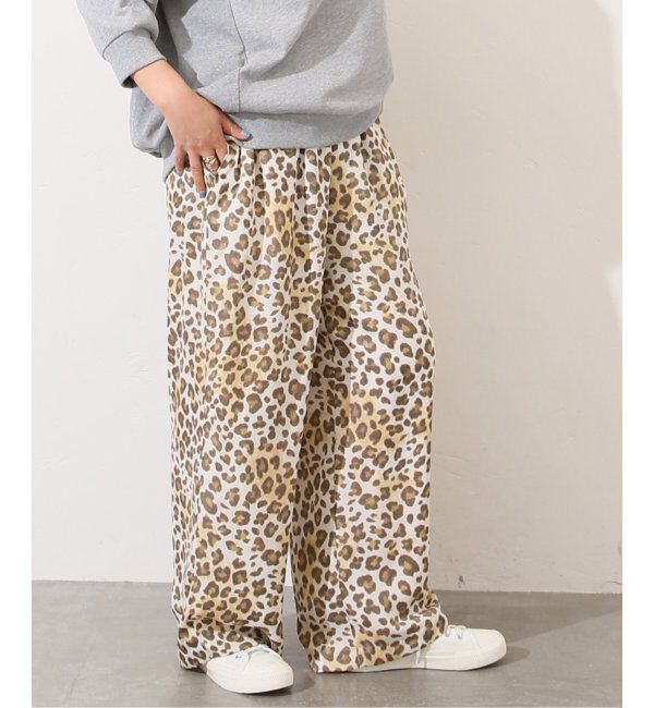 journal standard luxe「バックサテンレオパ イージーパンツ」|その他|