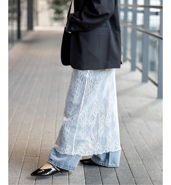 JOURNAL STANDARD relume「ラッセルストレッチレースナロースカート」|スカート|