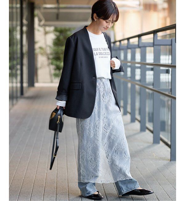 JOURNAL STANDARD relume「ラッセルストレッチレースナロースカート」|スカート|