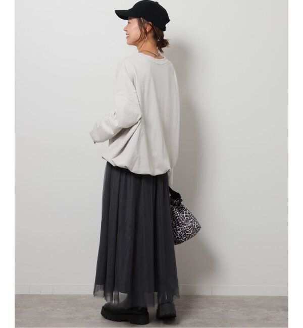 JOURNAL STANDARD relume「《追加》ギャザーヘムロングスリーブ」|Tシャツ・カットソー|