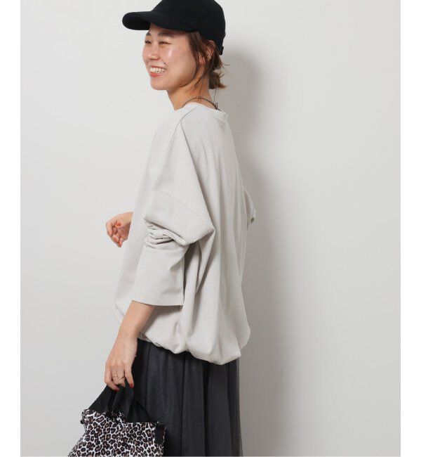 JOURNAL STANDARD relume「《追加》ギャザーヘムロングスリーブ」|Tシャツ・カットソー|