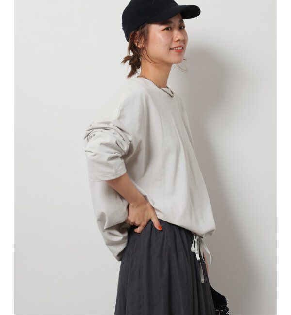 JOURNAL STANDARD relume「《追加》ギャザーヘムロングスリーブ」|Tシャツ・カットソー|