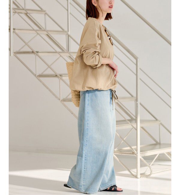 JOURNAL STANDARD relume「《追加》ギャザーヘムロングスリーブ」|Tシャツ・カットソー|