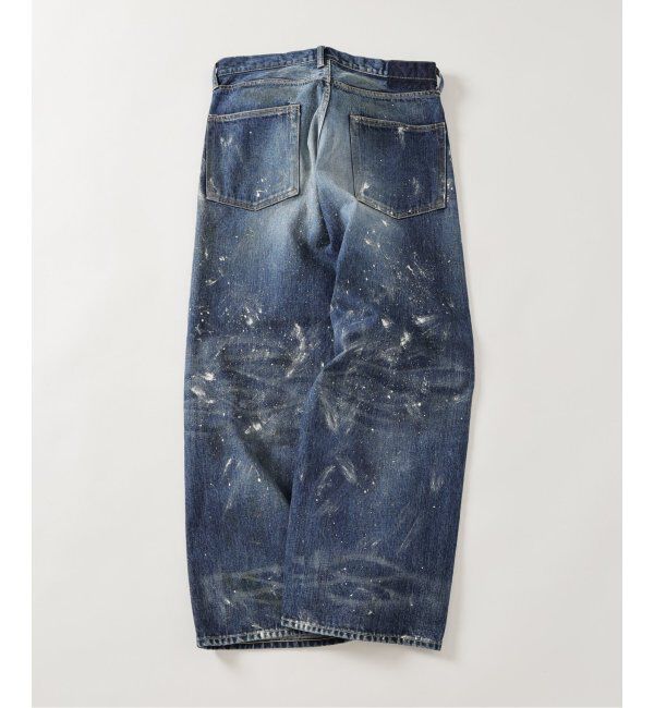 J.S.Homestead「J.S.Homestead / エイジングデニム ワイド5ポケ ペイント」|デニム|