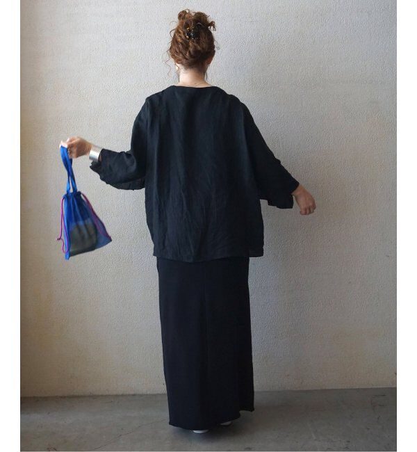 journal standard luxe「フレンチリネンキャンバス フリルプルブラウス」|シャツ・ブラウス|