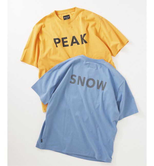 JOURNAL STANDARD relume「SNOW PEAK / スノーピーク 別注 &rdquo;PEAK SNOW&rdquo; ロゴTシャツ」|Tシャツ・カットソー|