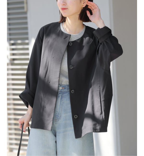 JOURNAL STANDARD relume「《追加》撥水【SPENSIERATO】クルーネックコクーンブルゾン」|その他|