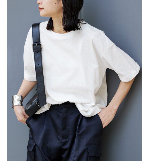 JOURNAL STANDARD「《追加4》汗ジミ防止天竺ビッグT」|Tシャツ・カットソー|ホワイト