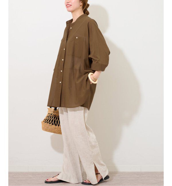 JOURNAL STANDARD relume「ナチュラルストレッチドルマンシャツ」|シャツ・ブラウス|