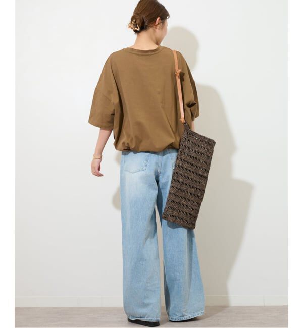 JOURNAL STANDARD relume「《追加4》ギャザーヘムショートスリーブTシャツ」|Tシャツ・カットソー|