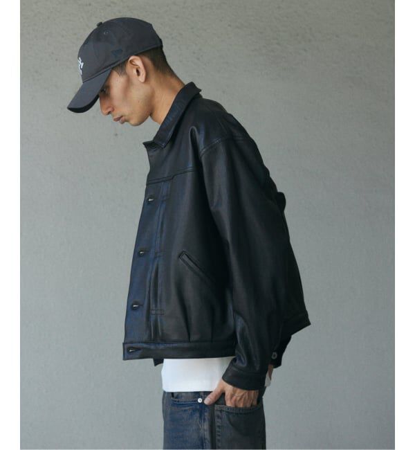 JOURNAL STANDARD「ニュージーランド  ラムレザー トラッカージャケット」|ライダースジャケット|