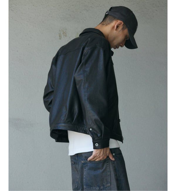 JOURNAL STANDARD「ニュージーランド  ラムレザー トラッカージャケット」|ライダースジャケット|