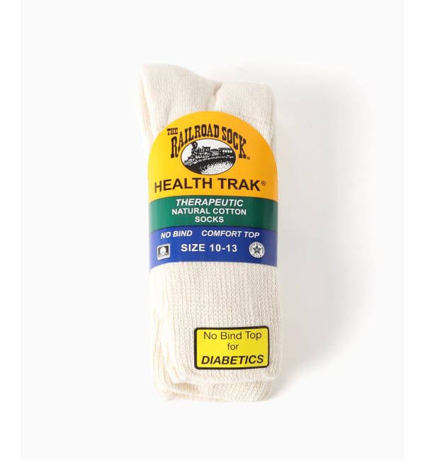 JOURNAL STANDARD「RAILROAD SOCK / レイルロードソック Therapeutic Crew (2pair)」|ソックス|ナチュラル