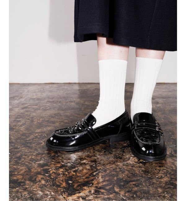 Oriens JOURNAL STANDARD「【ALM./アルム】 AVENTURA LEATHER LOAFERS AL114」|ローファー|ブラック