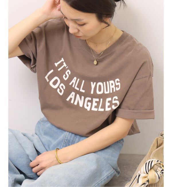 JOURNAL STANDARD relume「《追加》別注【THE DAY ON THE BEACH】カットオフTシャツ」|Tシャツ・カットソー|ブラウン