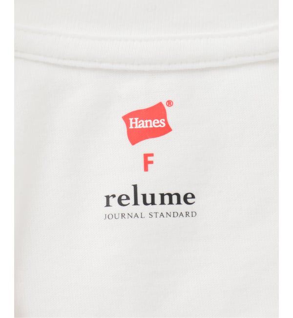 JOURNAL STANDARD relume「＜2枚セット＞別注【Hanes / ヘインズ】ウォッシュドコットン Tシャツ」|Tシャツ・カットソー|