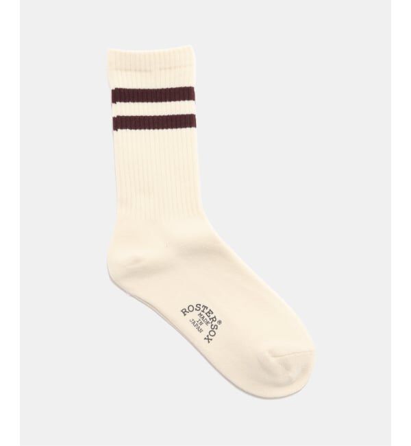 JOURNAL STANDARD relume「【ROSTER SOX /ロスターソックス】LINE SOCKS」|ソックス|ベージュ