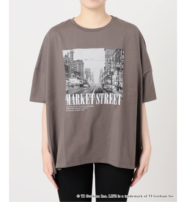 JOURNAL STANDARD「LIFE PICTURE COLLECTION JS ポンチョTEE」|Tシャツ・カットソー|